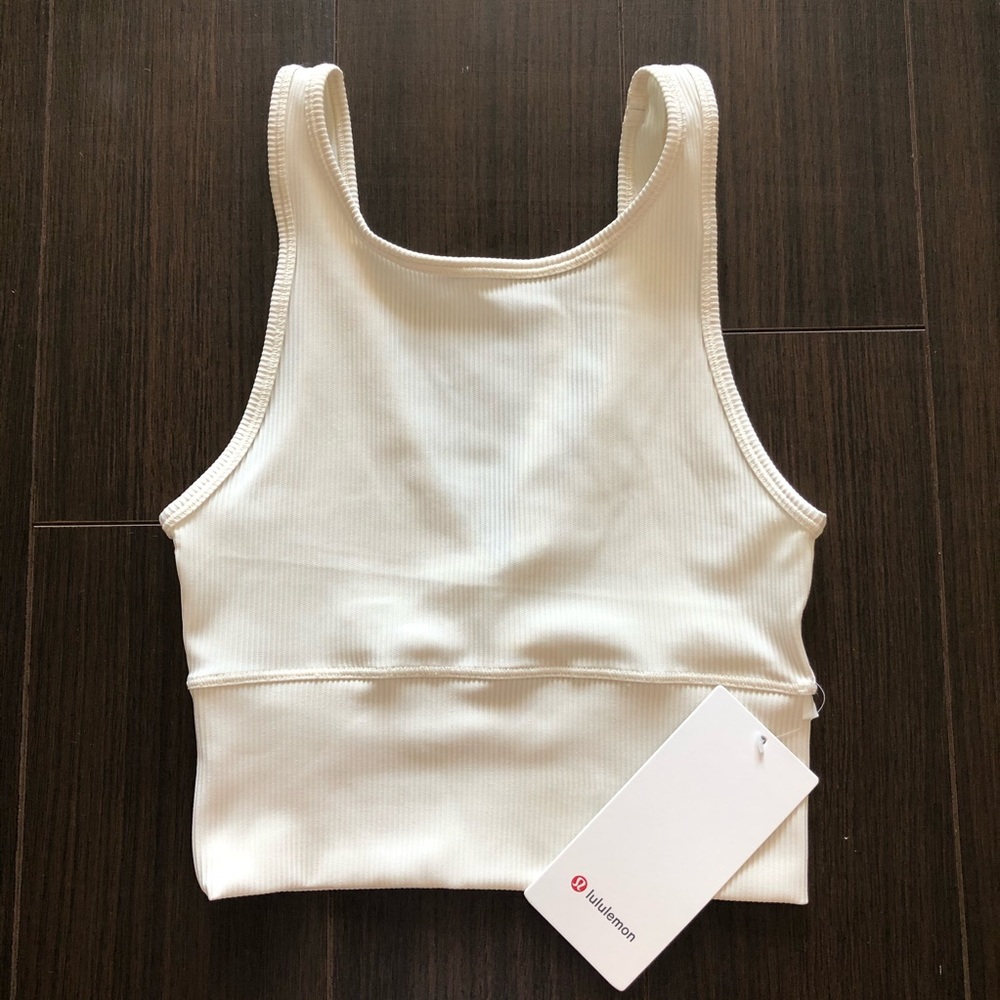 Lululemon Power Pivot Tank *Rib - Light Ivory - Picture 4 of 8